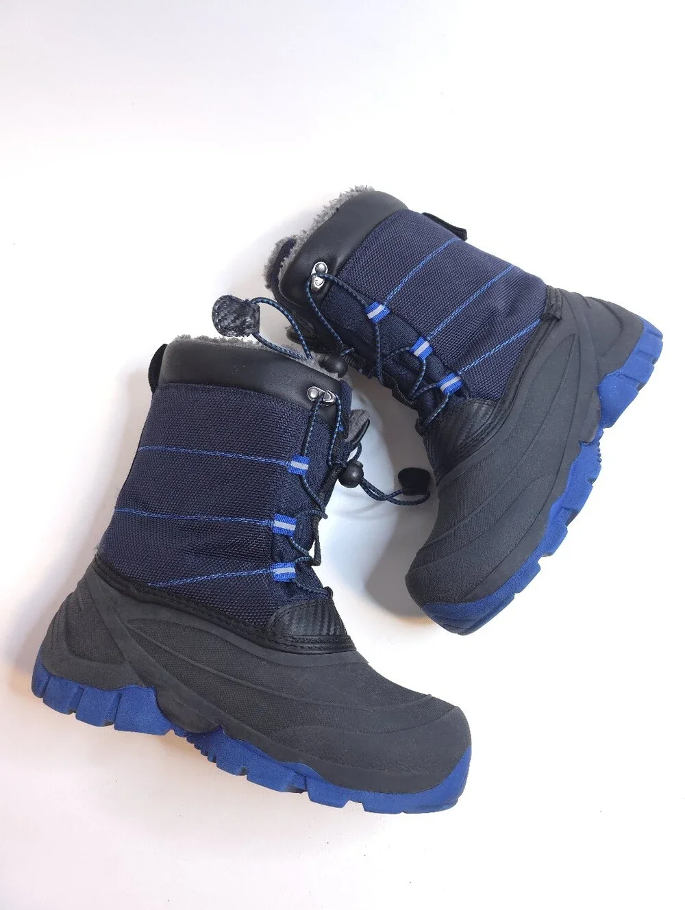 Kamik Rapha Waterproof Winter Snow Boots Shoes Kids Blue Insulated Warm Sz 2